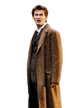 10th Doctor Who Brown Coat