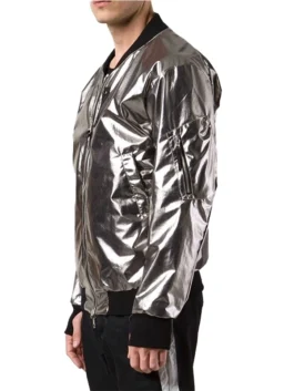 11 By Boris Bidjan Saberi Satin Bomber Jacket b