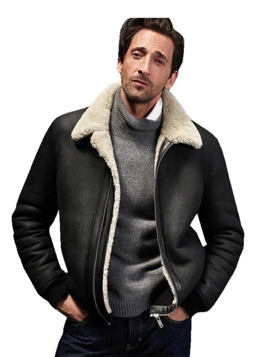 2020 Adrien Brody Leather Jacket