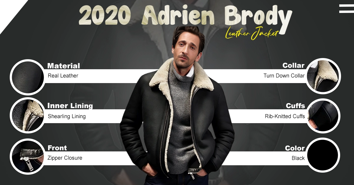Adrien-Brody-Leather-Jacket