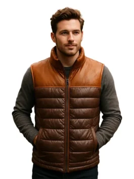 Bridger Leather Down Vest