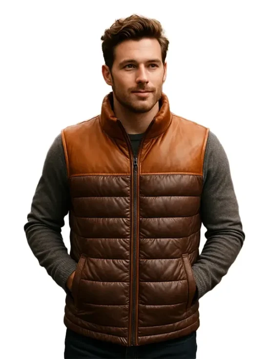 Bridger Leather Down Vest