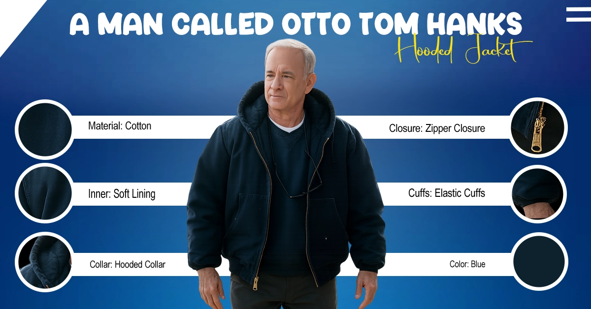 A Man Called Otto Tom Hanks Hooded Jacket