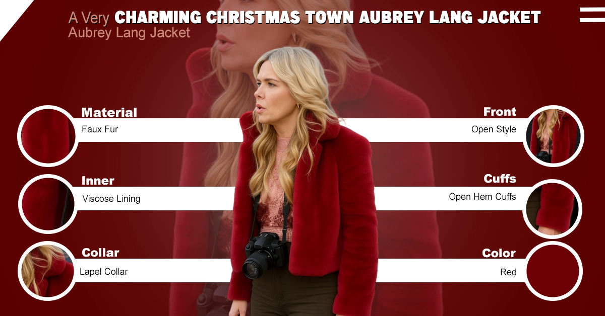 A Very Charming Christmas Town Aubrey Lang Jacket