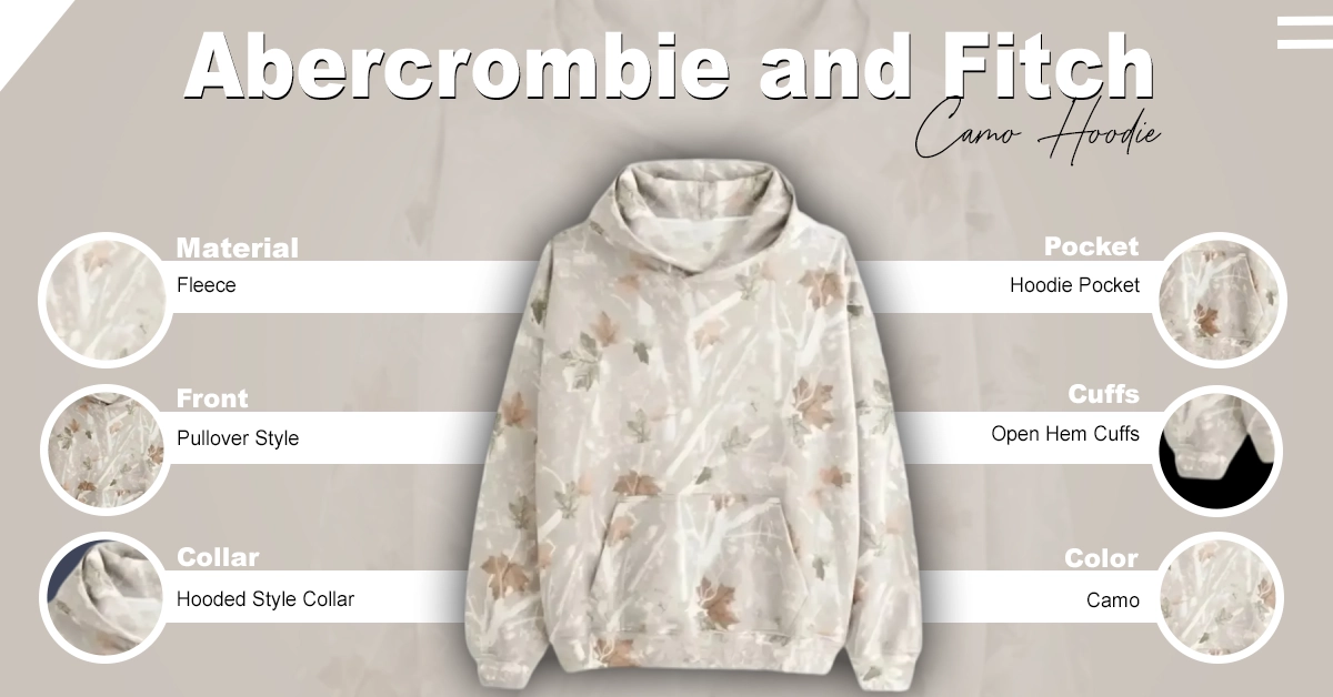 Abercrombie and Fitch Camo Hoodie