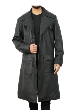 Al Pacino Carlito’s Way Carlito Brigante Black Leather Trench Coat