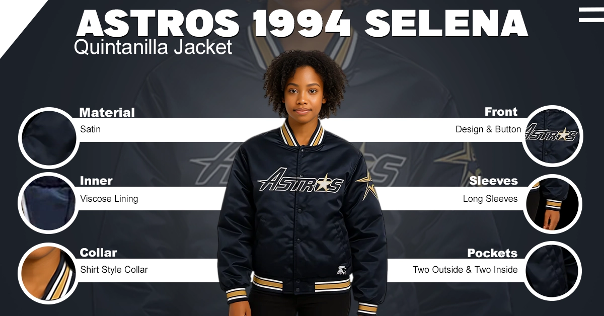 Astros 1994 Selena Quintanilla Jacket