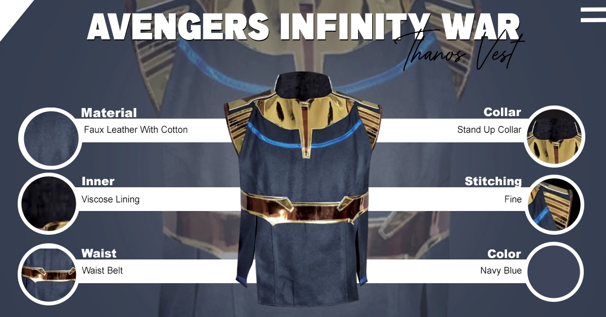 Avengers Infinity War Thanos Vest