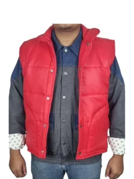 Back To The Future Michael J Fox Puffer Vest