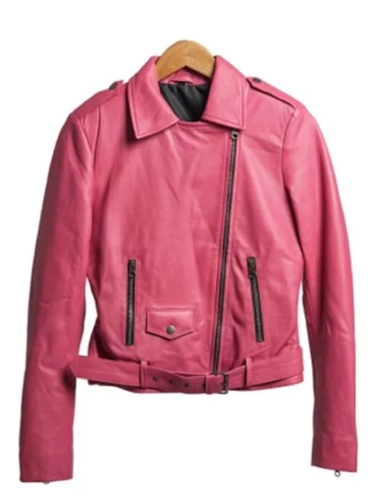 Barbie Doll Pink Leather Jacket