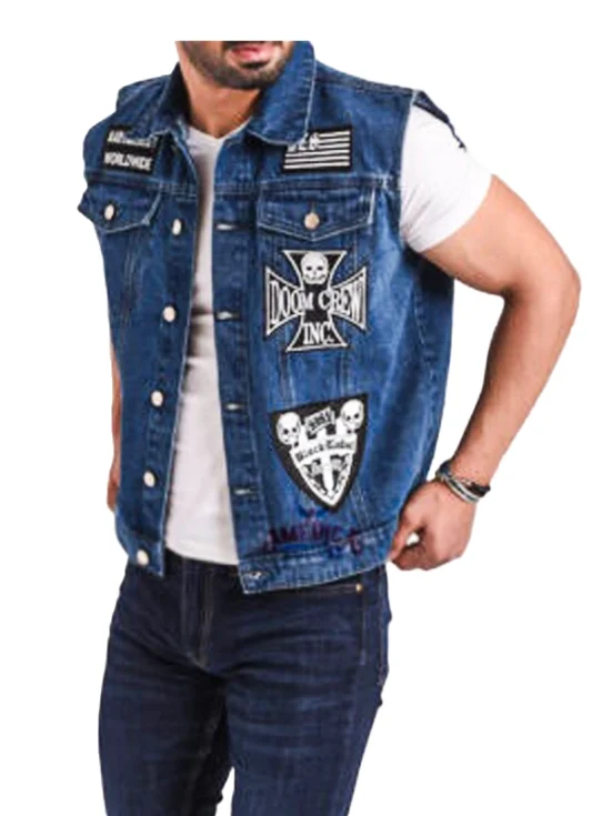Black Label Society Denim Vest