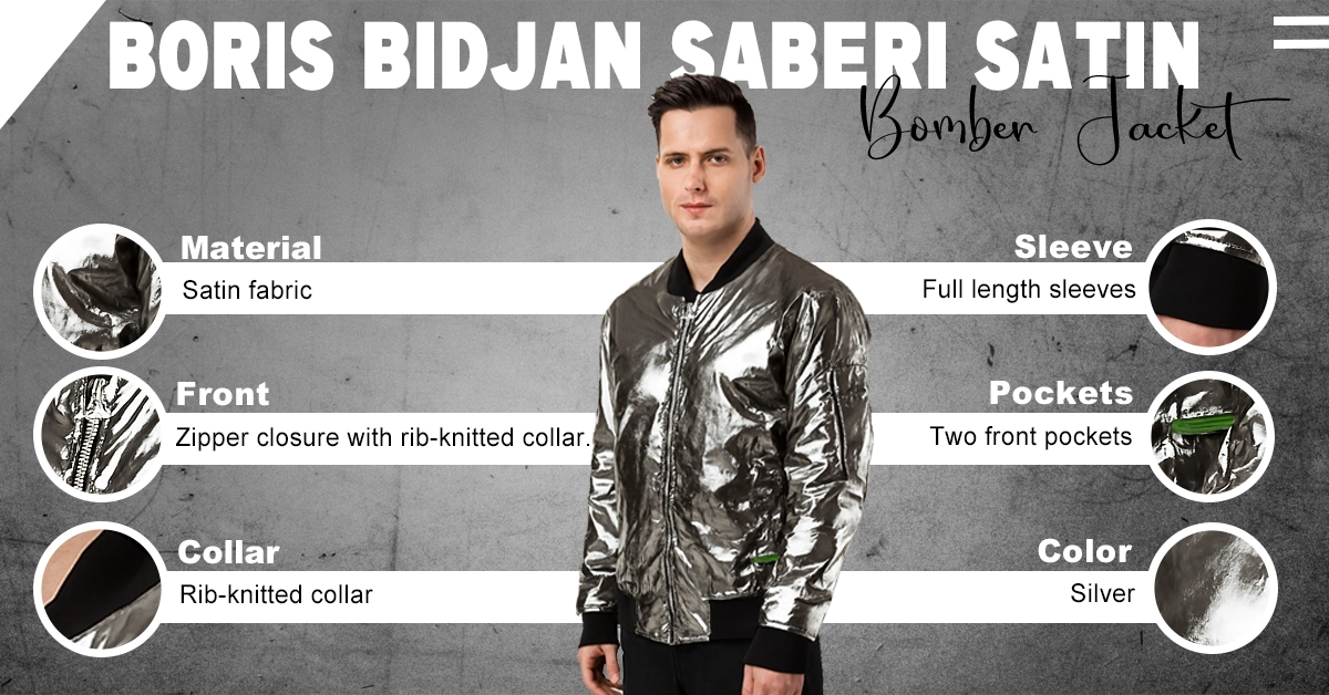 Boris-Bidjan-Saberi-Satin-Bomber-Jacket.
