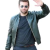 Bradley Cooper Bomber Leather Jacket
