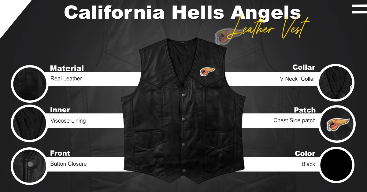 California Hells Angels Leather Vest