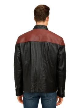 Captain Riker Star Trek Picard Leather Jacket back
