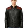 Captain Riker Star Trek Picard Leather Jacket front