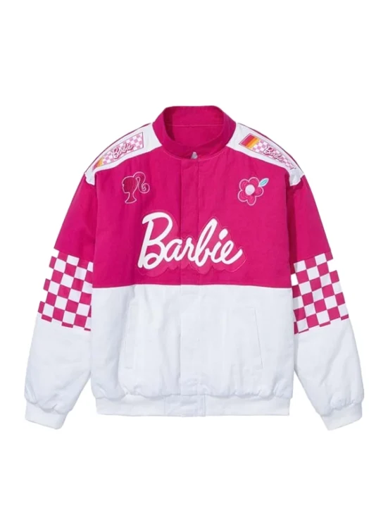 Checkered Barbie Racer Jacket