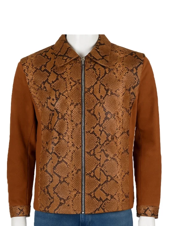 Crocodile Dundee Paul Hogan Leather Jacket