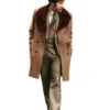 Cruella 2021 Joel Fry Coat With Red Fur Collar