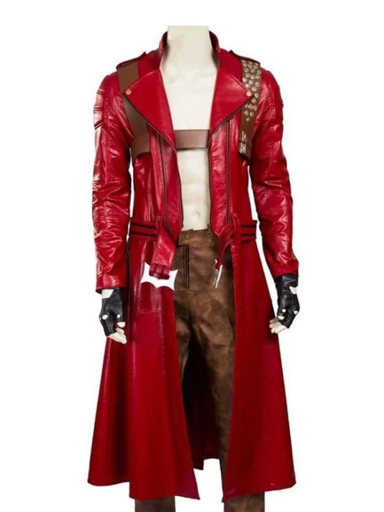 Dante Devil May Cry 3 Red Trench Coat