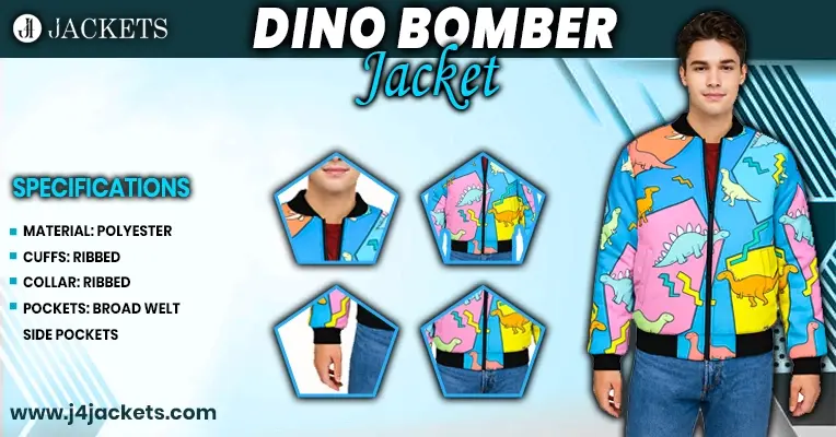 Dino Bomber JacketInfo