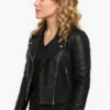 Driven to the Edge Jaye Leather Jacket