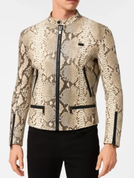 Fast X 2023 Jason Momoa Snakeskin Leather Jacket