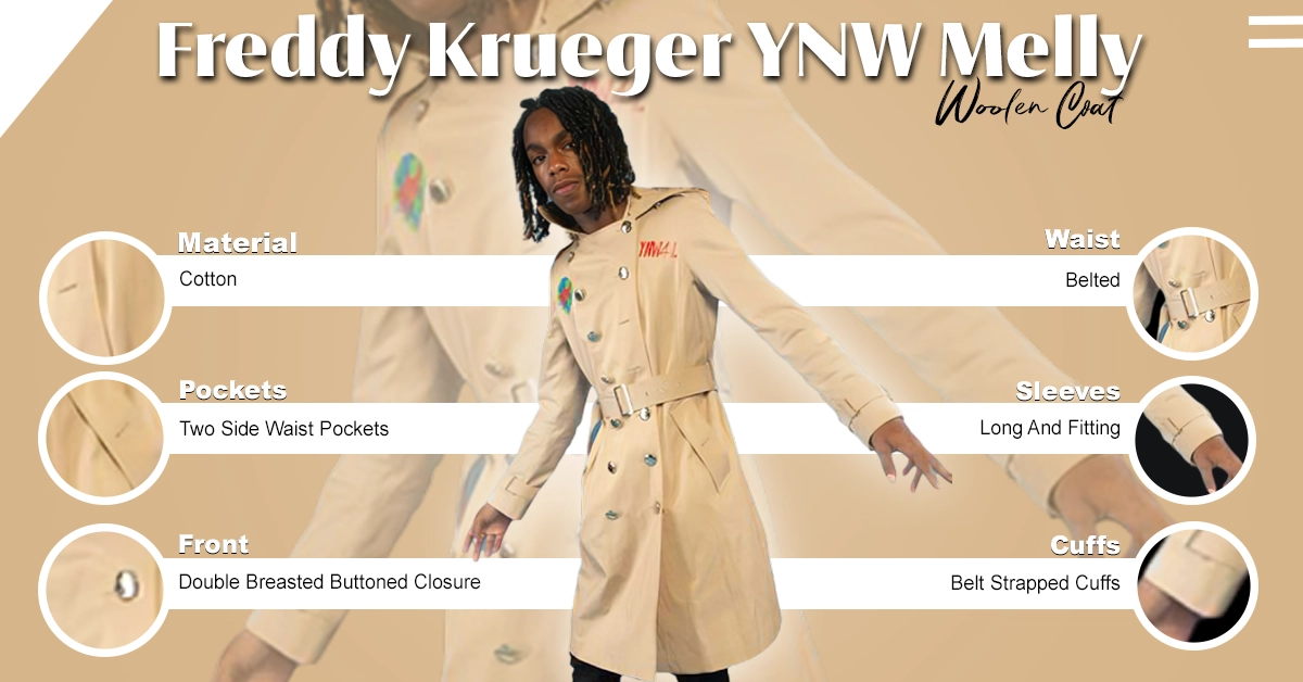 Freddy Krueger YNW Melly Hooded Coat