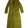 Gigi Hadid Olive Green Woolen Coat