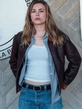 Jeanne-Goursaud-Blood-Coast-Tv-Series-Alice-Vidal-Maroon-Leather-Jacket