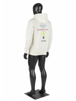 An off white Dead Nam On-jo Hoodie with a minimalist design and a comfortable relaxed fit.