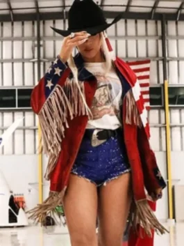 Alternative view of Coachella 2024 Beyonce Fringe Jacket