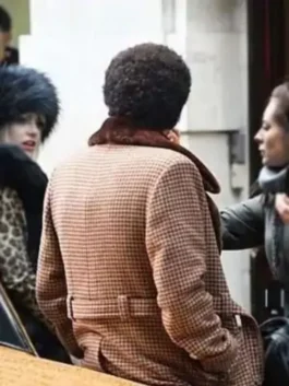 Cruella 2021 Joel Fry Coat With Red Fur Collar