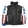 American Flag Vintage Leather Jacket