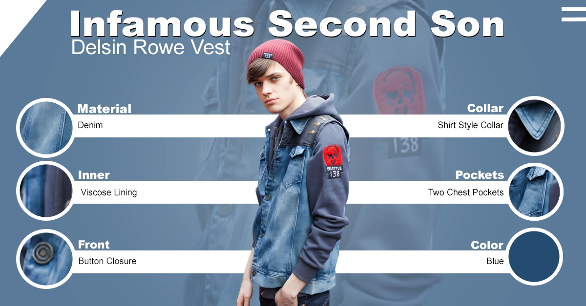 Infamous Second Son Delsin Rowe Vest