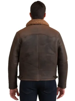 Jackson Shearling Leather Jacket front