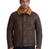 Jackson Shearling Leather Jacket front