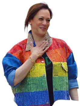 Kamala Harris Rainbow Jacket