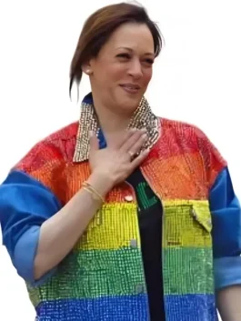 Kamala Harris Rainbow Jacket