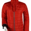 Kate Middleton Red Puffer Jacket