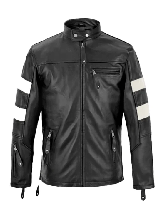 Keanu Reeves John Wick Biker Leather Jacket