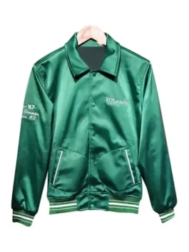 MaXXXine 2023 Mia Goth Green Jacket