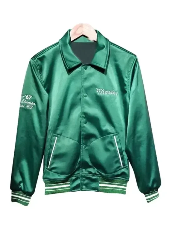 MaXXXine 2023 Mia Goth Green Jacket