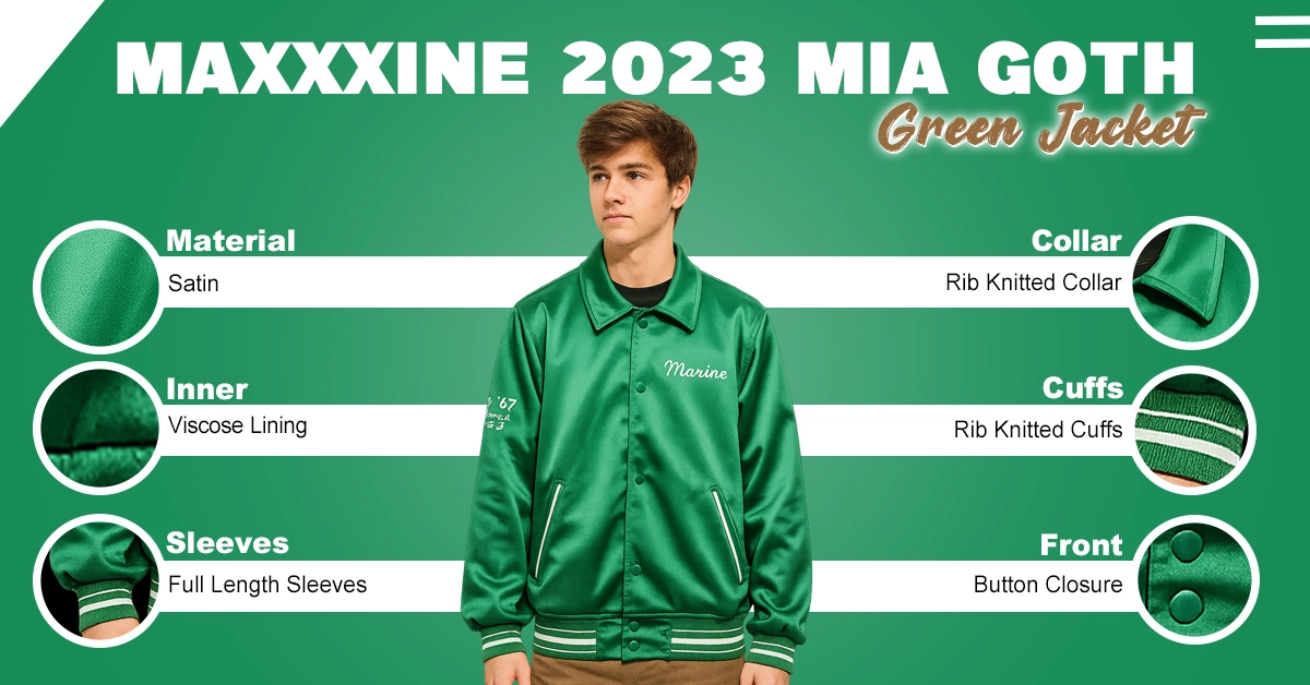 MaXXXine-2023-Mia-Goth-Green-Jacket