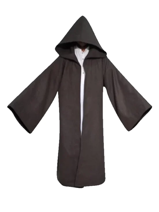 Master Jedi Kenobi Brown Cloak
