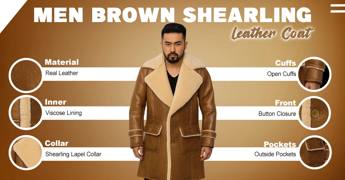 Men-Brown-Shearling-Leather-Coat