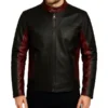 Men Classic Black Leather Jacket