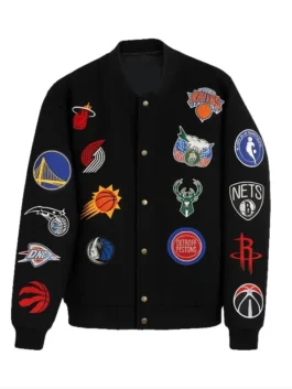 NBA Collage Patch Jacket