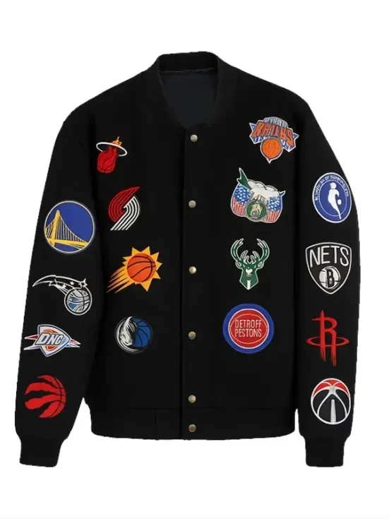 NBA Collage Patch Jacket