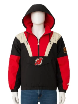 NHL New Jersey Devils Quarter-Zip Pullover Jacket